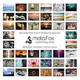 metaFox - Coaching Bildkarten - Coaching Karten 'Positive Psychologie' - Impulskarten für Coaching, Therapie & Workshops - Motivationskarten zur Reflexion