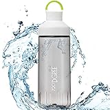 Trinkflasche 'twinBottle' – 700ml - Tritan Wasserflasche mit 2-Wege-Öffnung - Auslaufsichere Sportflasche - BPA Frei - Perfekt für Sport, Outdoor, Schule - Einfaches Befüllen & Reinigen Dank Weithals