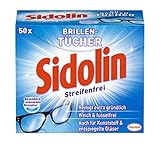 Sidolin Brillenputztücher (50 Stück), feuchte...