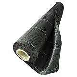 NOOR Unkrautblocker Profirolle - Unkrautvlies mit 105 g/m² - ganze Rolle 0,5x25 m - Vlies für biologischen Unkrautschutz für Gartenweg, Beet, Sandkasten - wasserdurchlässig & ökologisch