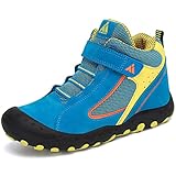 Mishansha Kinder Wanderschuhe Jungen Mädchen Trekkingstiefel rutschfest Outdoor Trekkingschuhe Walkingschuhe, Cerulean Blau,31 EU