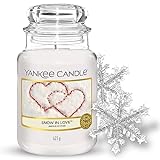 Yankee Candle Duftkerze im Glas (groß) – Snow In Love – Kerze mit langer Brenndauer bis zu 150 Stunden – Perfekte Geschenke für Frauen
