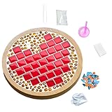 Mosaik-Untersetzer-Set, Bastelset mit Holzuntersetzer – Mosaik-Untersetzer, Aktivitätsset, gemischte Farben, Mosaik-Kits, handgefertigte Heimdekoration