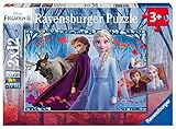 Ravensburger Kinderpuzzle - 05009 Reise ins Ungewisse - Puzzle für Kinder ab 3 Jahren, mit 2x12 Teilen, Puzzle mit Disney Frozen