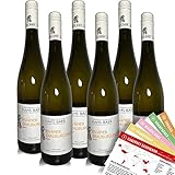 Hans Bär Rivaner Grauburgunder, trocken, Weinpaket + 6 VINOX Weinkarten (6x0.75 l)