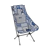 Helinox Chair Two | Der aus dem Original entwickelte Chair Two leicht und gut verstaubar und bietet mit Seiner verlängerten Rückenlehne eine zusätzliche Unterstützung (Blue Bandanna Quilt)