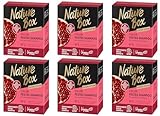 6x Nature Box festes Shampoo Color-Shampoo für getönte, gesträhnte & gefärbte Haare mit Granatapfel-Öl verleiht langanhaltenden Farbschutz, Vegane Formel* 85g (6er Pack)