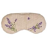 Augenkissen Lavendel & Leinsamen, zur Entspannung, zum Kühlen, erwärmen oder für Yoga (Farbe:' Sorgenfrei')