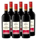 Freixenet Mederaño Tinto Lieblich (6 x 0,75 l) - Lieblicher Rotwein aus Spanien, fruchtig, vollmundig und samtig im Geschmack, perfekt zu Gegrilltem oder Käse