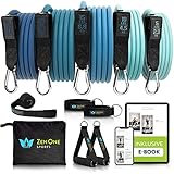 ZenOne Sports® Resistance Bands Set I Robuste Fitnessbänder in 5 Stärken I Widerstandsbänder für Krafttraining - Zuhause & Unterwegs I Trainingsbänder, Fitness-Bänder, Gummibänder Sport