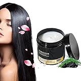 Pofeiya Caviar Hair Mask | 500g Anti Hair Loss Repairing Caviar Hair Mask,Caviar Extravagant No Evaporation Film,Black Caviar Hair Mask Repair Dry and Frizzy Non-sleeping Soft Conditioner