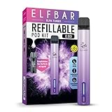ELFBAR ELFA TURBO KIT - Elfbar Pod System - Basisgerät und Pod - In verschiedenen Farben (Aurora Purple) + Freshisha Sticker
