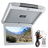 aqxreight - 11,6-Zoll-Overhead-Monitor-Bildschirmanzeige - Hochaufl?Sender 1920x1080p-Breitbild-Autodachmonitor, Fahrzeug-Klapp-Overhead-Bildschirm mit FM-Sender, USB/TF, H-D-M-I, AV