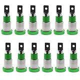 Glanhbnol 12 Stück 4-mm Bananenbuchsen Buchsenadapter Plattenmontage Bindungspfosten M4 X 28 Mm Perfekt Für Prüfgeräte 30–60 V