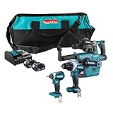 Combopack 3 Werkzeuge 18 V LXT (2 x 5,0 Ah) (DHR243+DDF486+DTD153) in einer Tasche – Makita DLX3154TX1