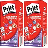 Pritt Bastelkleister Pappmaché, 125 g Pulver, sicher für Kinder, mit warmen Wasser auswaschbar, frei von Konservierungs- und Lösungsmitteln, 9H 1888145 (Packung mit 2)