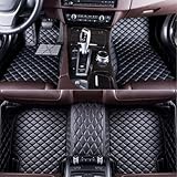 DPFJF Auto Fußmatten für Arteon 2017 2018 2019 2020 2021 2022 2023 2024 2025, Allwetter Wasserdicht Anti Rutsch Fußmatte, Vollverkleidete Auto Fussmatten Interieur Zubehör,A-Black