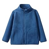 Hanraz teddy fleecejacke kinder, Teddyjacke Kinder Frühling - Mit Motiv Outdoor Sweatjacke Übergangsjacke Kuschelige Jungen Plüschjacke Mädchen Herbst Kuscheljacke Flauschig Fleecejacke Fleecemantel