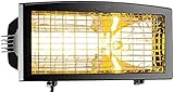 Semptec Urban Survival Technology Heizstrahler draußen: Infrarot-Außen-Heizstrahler mit Goldröhre, 1.500 W (Versandrückläufer) (Outdoor-Infrarot, Wand Outdoor, Wandhalterung)
