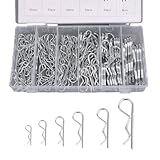 150 Stück Splinte Sortiment R-Clips Edelstahl Federstecker Splint Splinte Sortiment Federstecker Anhängerkupplung Splinte Schnell Festziehen Autos Wohnmobile Gartengeräte