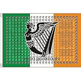 AZ FLAG - Flagge Irland The Soldiers Song - 150x90 cm - Irische Fahne 100% Polyester mit Messing-Ösen - 110g