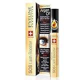 Eveline Cosmetics SOS Lash Booster Multifunktionales Wimpernserum mit Arganöl 5in1, 10 ml