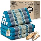 livasia Thaikissen mit 3 Auflagen - 175x50x8cm -...
