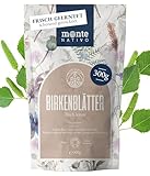 Birkenblättertee Monte Nativo (300 g) - Birkenblätter tee schonend getrocknet zur jeder Zeit - 100% rein und natürlich Birkenblätter - Birkentee als Kräutertee oder als Tee Geschenk - Früchtetee