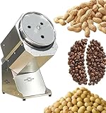 Kaffeeröster, 1500 W, elektrischer tragbarer Bräter für Nüsse, Erdnüsse, Cashew, Kastanien – 21 cm Trommeldurchmesser, antihaftbeschichtete Pfanne mit gleichmäßiger Erwärmung