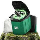 Keystone Peak Tragbare Campingtoilette – Faltbares Reise-WC für Erwachsene | Kompakte & Stabile Porta Potti für Camping, Wandern, Auto & Notfälle – Komfort Überall - Camping WC