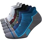 Cirorld Sneaker Socken Herren Dame, 6 Paar Atmungsaktiv Sportsocken Kurze Laufsocken, Anti-blasen Baumwolle Kompressionssocken für Laufen, Sport, Arbeit, Wandern, Radfahren, Unisex 43-46 37-42