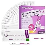 50 Stück Ovulationstest Streifen, Ovulation LH Tests 25 mIU/ml, Fruchtbarkeitstest für Frauen, Kinderwunsch Eisprungtest, Schnelle & Zuverlässige Ergebnisse