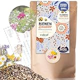 valeaf Blumenwiese Samen I 200 g I Blumensamen mehrjährig I Samen für Bienen Blumenmischung I Wildblumensamen f. Balkonblumen, Wildblumen I Wildblumensamen mehrjährig winterhart als Bienenweide