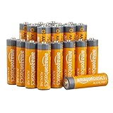 Amazon Basics AA-Alkalibatterien, leistungsstark, 1,5 V, 20 Stück (Aussehen kann variieren)