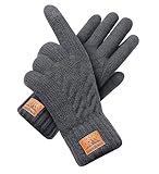 CHENMEI Winterhandschuhe Strickhandschuhe für Herren Damen - Touchscreen Wollhandschuhe, Warme Winterhandschuhe mit Fleecefutter,Wintergeschenke Outdoor für Männer und Frauen