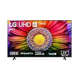 LG 75UR80006LJ 190 cm (75 Zoll) UHD Fernseher (Active HDR, 60 Hz, Smart TV) [Modelljahr 2023]