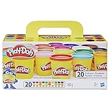 Play-Doh A7924EUC Super Farbenset (20er Pack), Knete für...