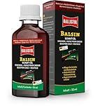 BALLISTOL 23060 Balsin Schaft-Öl rotbraun 50ml Flasche - Holzschutz gegen Regen, Nässe, Fäulnis und Schimmel