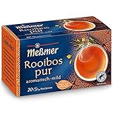 Meßmer Rooibos pur Tee | 20 Teebeutel | Vegan | Glutenfrei...