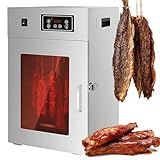 moupeaktain 15 Kg Dry Aged Reifeschrank, Dörrautomat Aus Edelstahl – Große 14 Aufhängestangen, Temperaturregelung Von 30-90℃ – Ideal Zum Trocknen Von Biltong, Fleisch, Wurst Und Gemüse