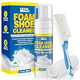 Tidybond Sneaker Reiniger Set – 200 ml Weißer Sneaker Cleaner Schaum für Schuhe – Tiefenreinigung & Schuhpflege für Sneaker, Turnschuhe, Leder, Gummi & Canvas