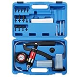 ATPEAM Unterdruckpumpe Vakuumpumpe Set, 21-teiliges Bremsenentlüftungs-Set, Entlüftungswerkzeug