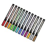 12 Stück Metallic Marker Pinselstift für Kartenherstellung Metallic Marker Stift Scrapbook Stift Metallic Stift für Scrapbooking