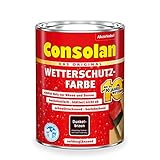 Consolan Wetterschutz-Farbe, dunkelbraun, 0,75ml