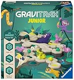 Ravensburger GraviTrax Junior Starter-Set L Jungle -Erweiterbare Kugelbahn für Kinder, Murmelbahn überwiegend aus nachwachsenden Rohstoffen mit Lernspielzeug & Konstruktionsspielzeug ab 3 Jahren