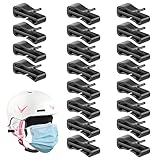 Maskenhalter Skihelm, Helm Maskenhalter 5 Paar, Schnelle Installation-Halterung um Masken am Helm zu befestigenUnisex Maskenhalter Skihelm Clip (10 Paar)