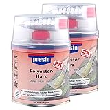 Presto 2X 600429 POLYESTERHARZ Metall Holz Beton ELASTISCH RAKTIV 250 g