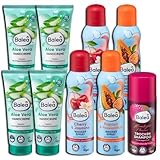 9er Set: 4 x Wasserspray, 1x Trockenshampoo, 4x Handcreme Aloe Vera, 100 m