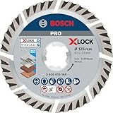 Bosch Professional 1x Diamanttrennscheibe Standard (Universal, X-LOCK, Ø125 mm, BohrungsØ: 22,23 mm, Schnittbreite 2 mm)