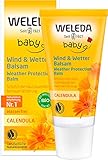 WELEDA Bio Baby Calendula Wind & Wetter Balsam -...